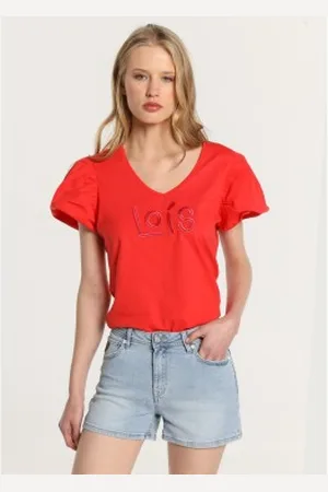 Lois Para mulher. 211062620 Curto 138073 (26), Casual, Algodão, Denim