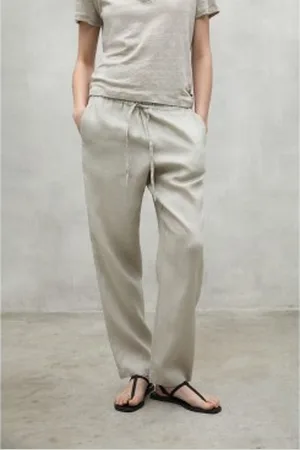 ECOALF Para mulher. MCWGAPAINDI00710S25-996 Calças Indi (S), Casual, Linho, Sustentável