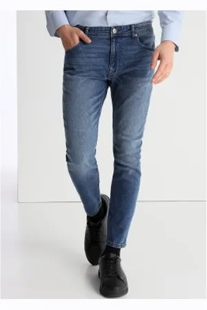 Lois Para homem. 101943628 Calças de ganga azuis claras de lavagem média (28), , Casual, Algodão, Denim