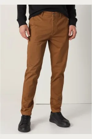 Lois Para homem. 101863417 Calças 135649 castanhas (38), , Casual, Algodão