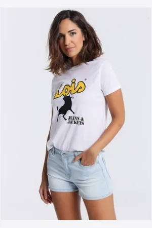 Lois Para mulher. 211062340 Shorts 133144 (29), Casual, Algodão, Denim