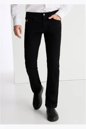 Lois Para homem. 101903406 Calças de ganga Ronse pretas (28), , Casual, Algodão, Denim