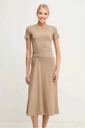 MARELLA Para mulher. 2513621025200 Vestido Norois (S), Casual, Viscoso, Manga curta