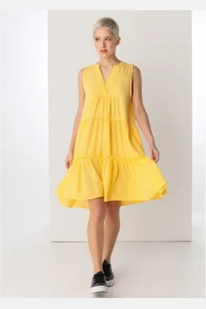 Lois Para mulher. 447522252 Vestido curto 132990 (XS), Casual, Viscoso, Sem mangas / correias
