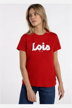 Lois Para mulher. 422052140 T-shirt de manga curta (XL), , Casual, Algodão