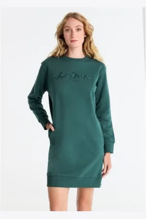 Lois Para mulher. 448202655 Vestido curto com camisola (XS), Casual, Algodão, Manga comprida