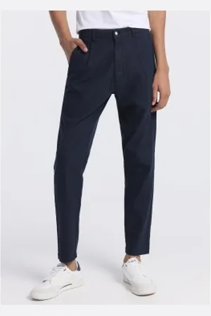 Lois Para homem. 102213291 Calças 133498 marinha (30), Casual, Algodão
