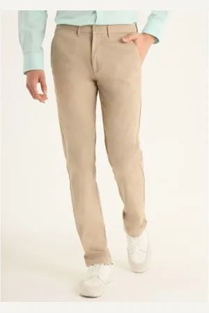 Lois Para homem. 102103880 Calças chino regulares - meia caixa quatro bolsos (30), Casual, Algodão, Clássico