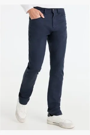 Lois Para homem. 101903985 Calças 139553 navy (28), Casual, Algodão