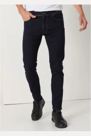 Lois Para homem. 101943403 Calças de ganga 135684 navy (28), Casual, Algodão, Denim