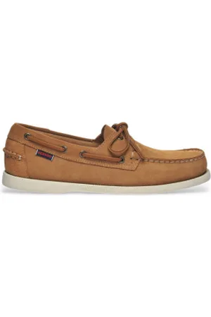 SEBAGO Para homem. 7111PTW Mocassins castanho Portland Flesh Out (41), Marrom, Plano, Cordão, Casual