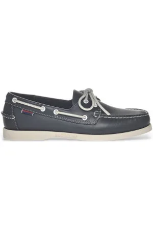 SEBAGO Para homem. 7000H00 Mocassins de couro Portland azul-marinho (41), Plano, Cordão, Casual