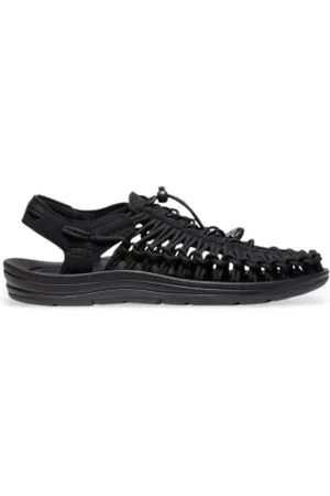 Keen Para mulher. 1014099 Sandálias Uneek preto (36), Plano, Cordão, Casual