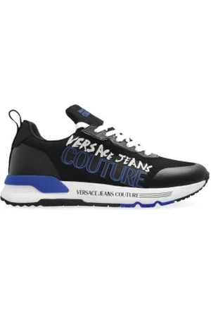 VERSACE Para homem. 78YA3SA9-ZSC67 Ténis casuais com logótipo preto (40), Plano, Cordão, Casual