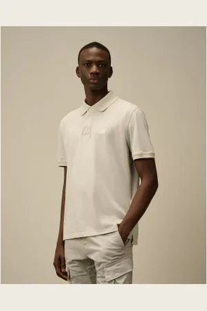 C.P. Company Para homem. 18CMPL130A006263G Polo Tacting Piquet (L), Casual, Algodão, Manga curta