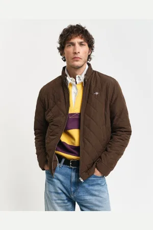 GANT Para homem. 7006340 Corta-vento acolchoado castanho (M), , Casual, Polister Reciclado, Sustentável