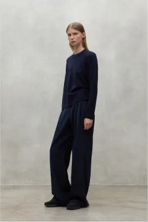 ECOALF Para mulher. MCWGAPAMIEL00117W24-161 Calças Navy Honey (44), Casual, Polister Reciclado, Sustentável
