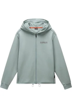 Napapijri Para homem. NP0A4IC7 Sweatshirt B-Vanni FZH , cinzento (XXL), Casual, Esportivo, Cinza, Algodão, Multisport