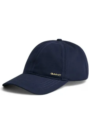 GANT Para homem. 9900249 Boné de sarja de algodão com logótipo em contraste azul-marinho (OSFA), Casual