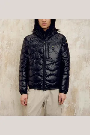 Blauer Para homem. 25SBLUC03012 Casaco com capuz Wave (L), Casual, Polister Reciclado