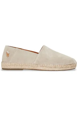 Ralph Lauren Para homem. 803961282001 Alpargatas casuais bege (40), Tecido, Plano, Nenhum, Casual