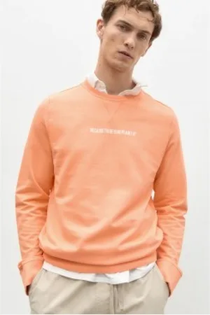 ECOALF Para homem. GASTDISAL0861MS23-244 Disaalf Sweatshirt (L), Casual, Amarelo, Manga comprida, Algodão orgânico, Sustentável, Alg