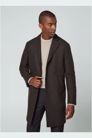 Hackett Para homem. HM403051 Casaco cinzento de dupla face (38/32), Azul, , Clássico