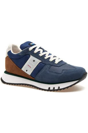 Blauer Para homem. S5TOKYO01 Ténis de couro Tokyo01 navy (40), Plano, Cordão, Casual