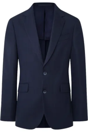 Hackett Para homem. HM443389 Casaco americano Hpsack navy (44/32), Casual, Clássico, Casimira, Marinho