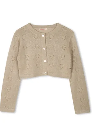 Billieblush Para menina. U21106 Casaco de malha (2años= 86cm), Casual, Viscoso, moda infantil
