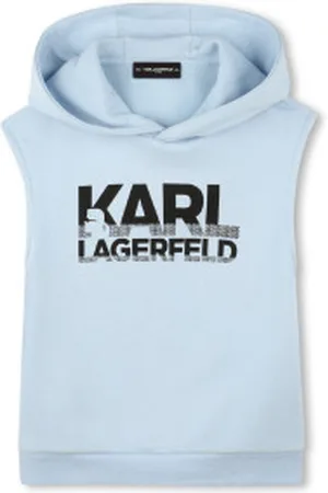 Karl Lagerfeld Para menino. Z30430 Camisola com capuz (5años= 109cm), Casual, Algodão, Sem mangas / correias, moda infantil