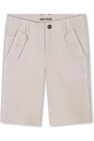 Zadig & Voltaire Para menino. X60387 Bermudas de algodão (8Años= 126cm), Casual, moda infantil