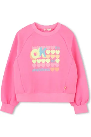Billieblush Para menina. U21035 Camisola de lã francesa (2años= 86cm), Casual, Algodão, moda infantil