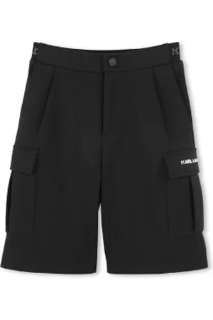 Karl Lagerfeld Para menino. Z30412 Bermudas em jersey duplo (2años= 86cm), Casual, Algodão, moda infantil