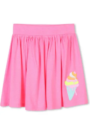 Billieblush Para menina. U20870 Saia de cintura elástica cor-de- (2años= 86cm), Casual, Poliéster, moda infantil