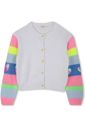 Billieblush Para menina. U20881 Casaco de malha (6años= 114/119cm), Casual, Algodão, Manga comprida, moda infantil