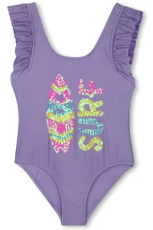 Billieblush Para menina. U20916 Fato de banho com ilustração (6años= 114/119cm), Beachwear, Poliamida, moda infantil