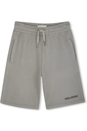 Zadig & Voltaire Unisex para criança. X60370 Calções de algodão cinzento (8Años= 126cm), Casual, , Sustentável, moda infantil