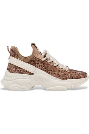 Steve Madden Para mulher. SM11001807 Ténis Maxima-R castanho (36), , 3 a 5cm, Cordão, Casual