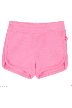 Billieblush Para menina. U20832 Calções de felpo cor-de- (12meses= 74cm), Casual, Poliéster, moda infantil