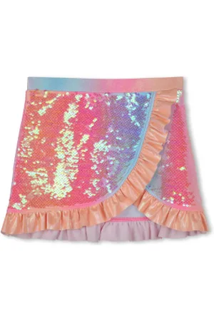 Billieblush Para menina. U21073 Saia cor-de- com gradiente (3años= 94cm), Casual, Poliéster, moda infantil