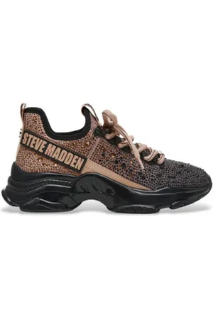 Steve Madden Para mulher. SM11002320 Sapatilhas Mistica castanhas (36), Marrom, 3 a 5cm, Cordão, Casual
