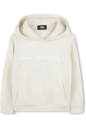 Karl Lagerfeld Para menino. Z30576 Sweatshirt com capuz (4años= 102cm), Casual, Algodão, moda infantil