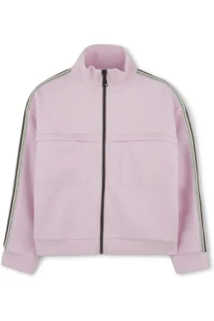 Karl Lagerfeld Para menina. Z30483 Casaco de malha cor-de- (6años= 114/119cm), Casual, Poliéster, moda infantil