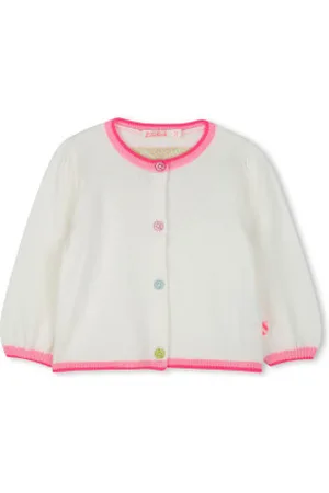 Billieblush Para menina. U20827 Casaco de malha com pormenor de coração (2años= 86cm), Casual, Algodão, moda infantil