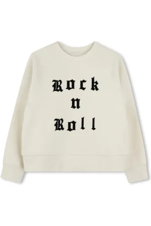 Zadig & Voltaire Para menina. X60326 Camisola de algodão (4Años= 102cm), Casual, moda infantil