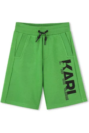 Karl Lagerfeld Para menino. Z30413 Bermuda com logótipo (4años= 102cm), Casual, Algodão, moda infantil
