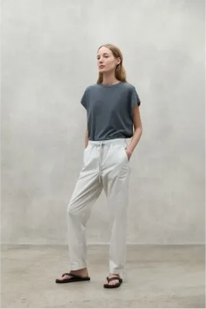 ECOALF Para mulher. MCWGAPAGANJL0157S24-007 Calças Ganges cinzentas (M), Casual, , Algodão orgânico, Sustentável