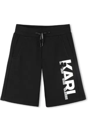 Karl Lagerfeld Para menino. Z30413 Bermuda com logótipo (4años= 102cm), Casual, Algodão, moda infantil