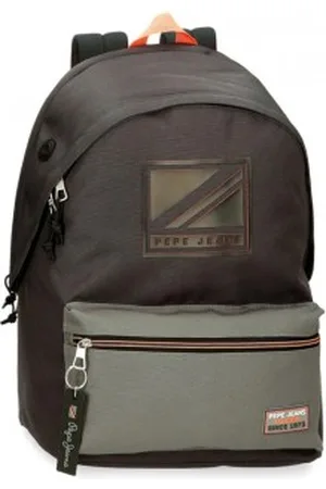 Pepe Jeans Unisex para criança. 6662421 Cody mochila de computador dois compartimentos (OSFA), Casual, Verde, Poliéster, moda infantil